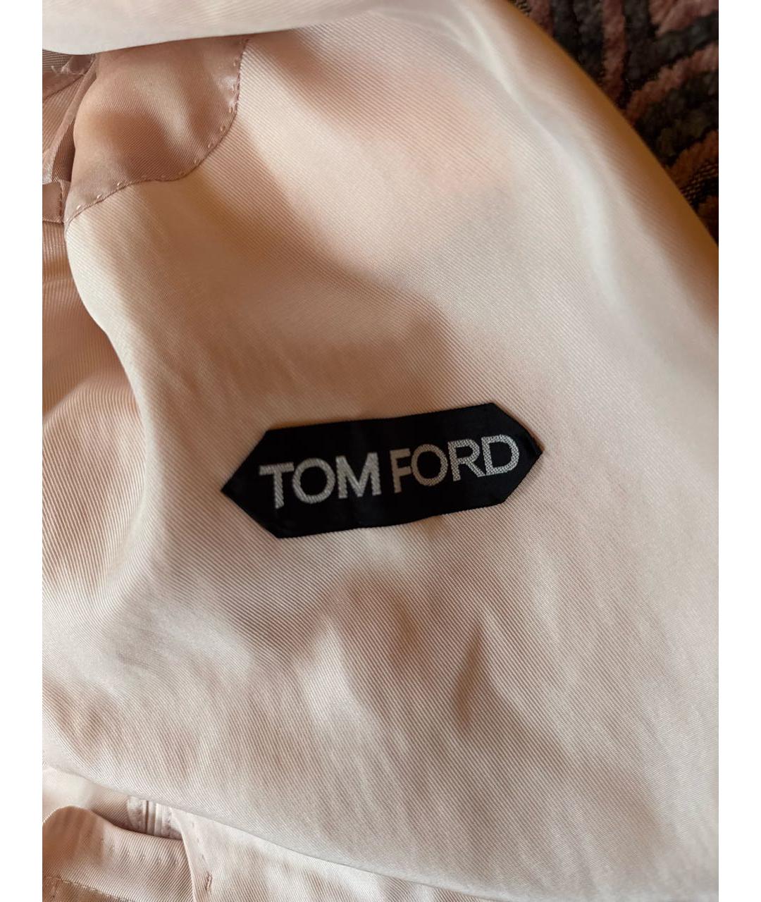 TOM FORD Розовый вискозный костюм с брюками, фото 7