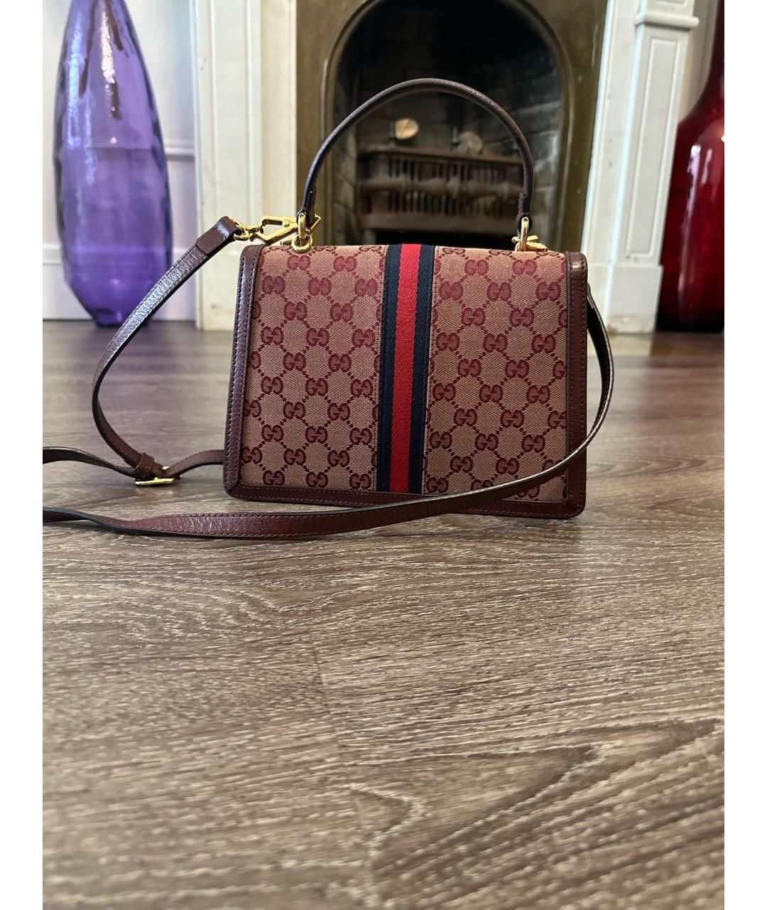 GUCCI Бордовая сумка через плечо, фото 3