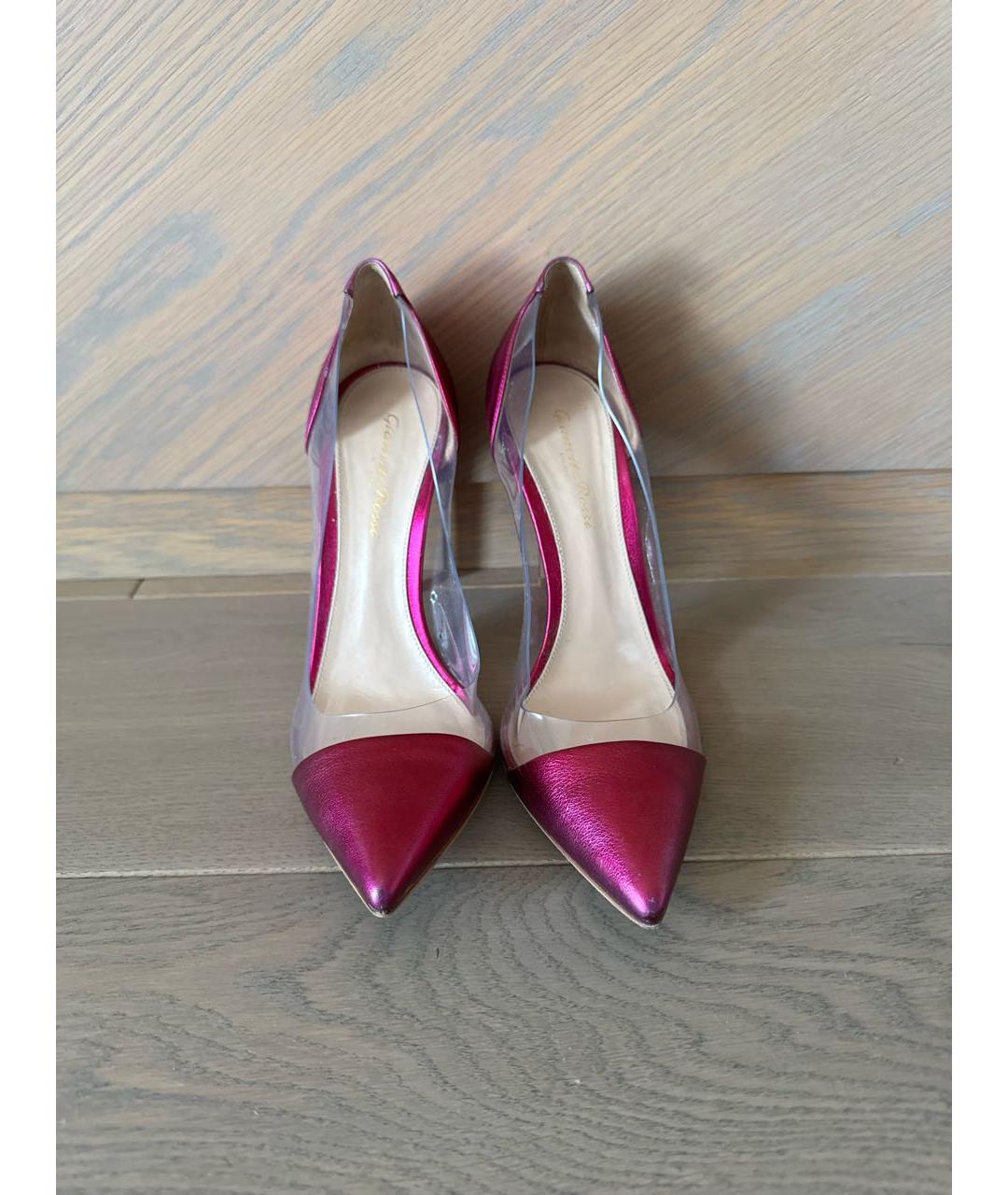 GIANVITO ROSSI Фуксия кожаные туфли, фото 2