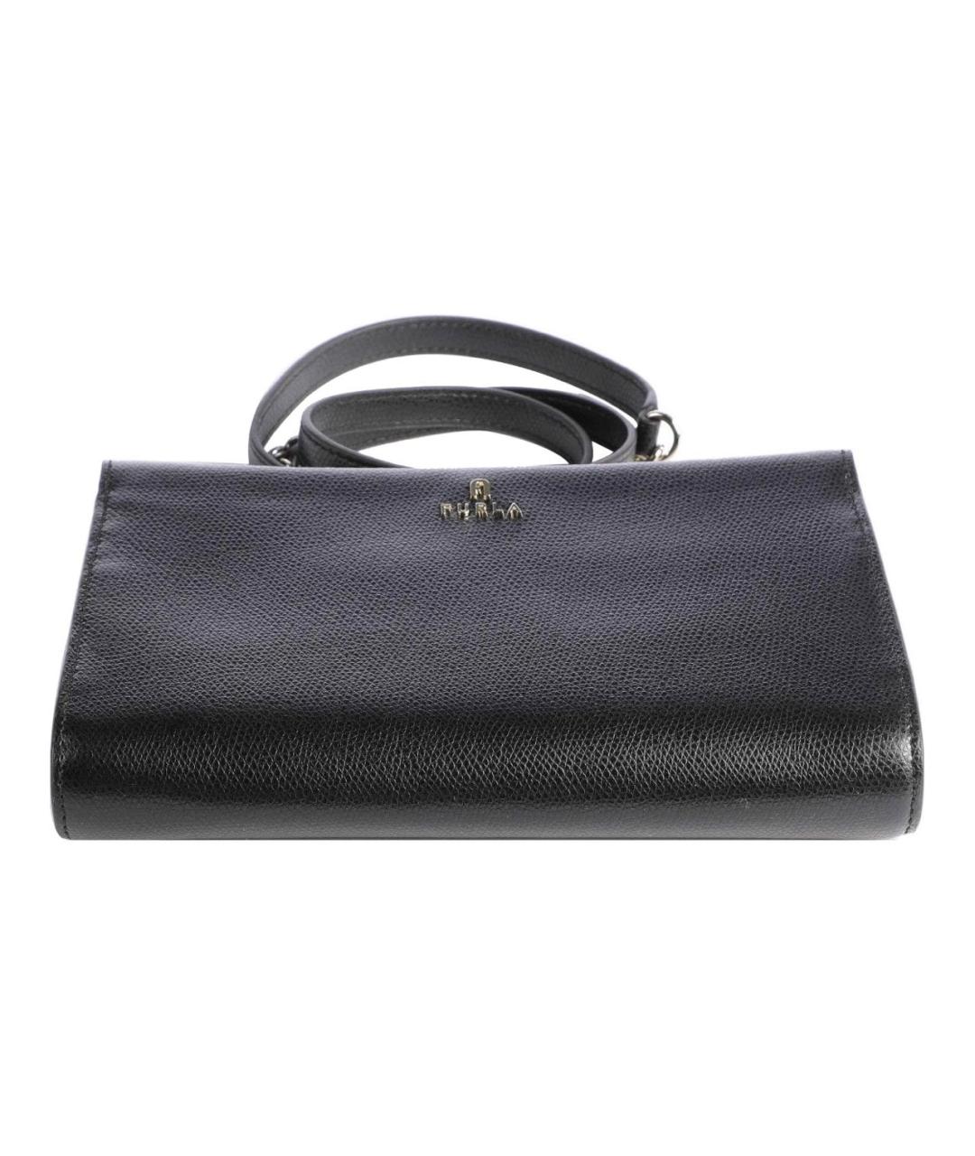 FURLA Черная кожаная сумка через плечо, фото 4