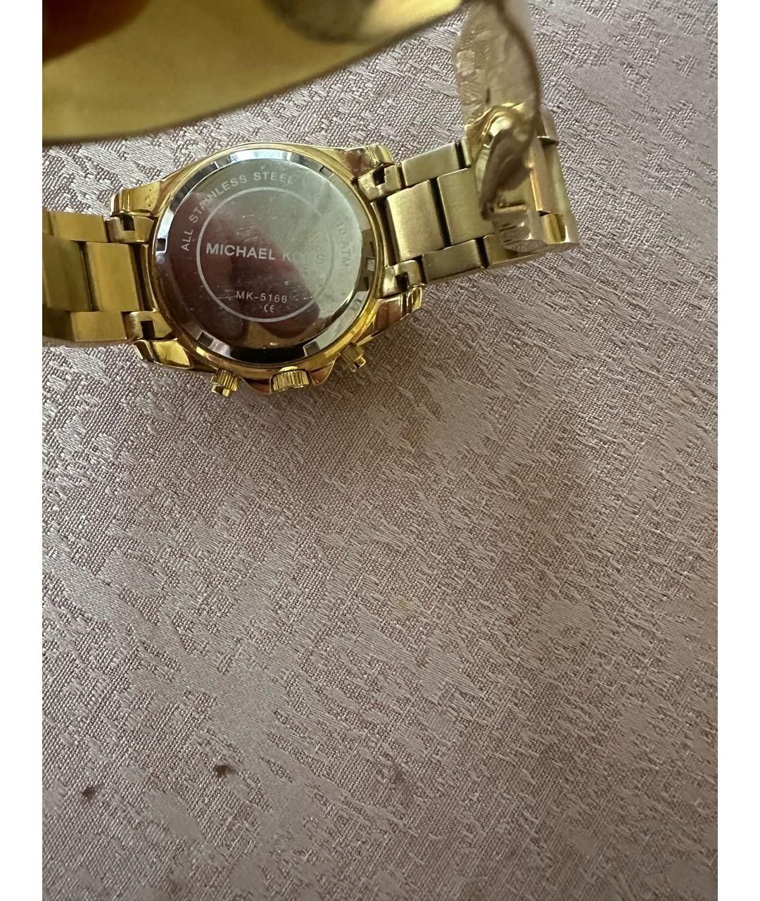 MICHAEL KORS Золотые часы, фото 4