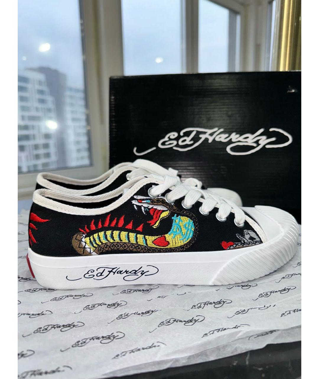 ED HARDY Черные кеды, фото 9