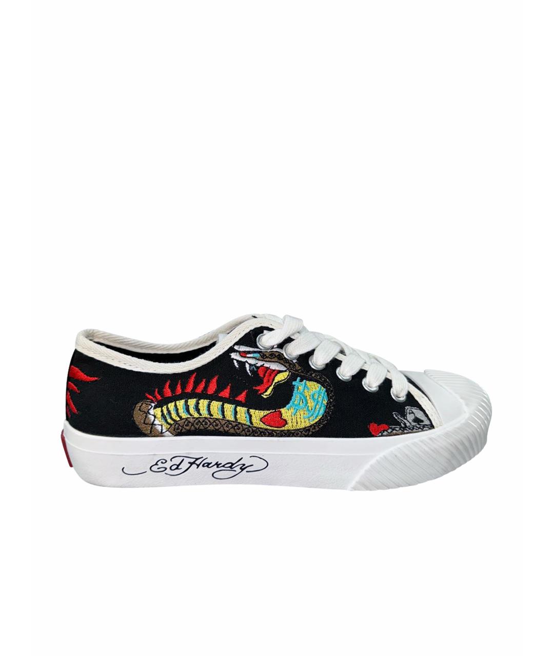 ED HARDY Черные кеды, фото 1