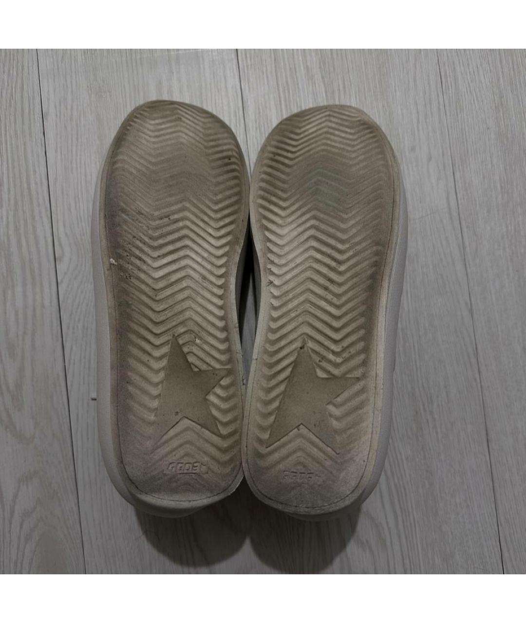 GOLDEN GOOSE DELUXE BRAND Белые кожаные кеды, фото 6