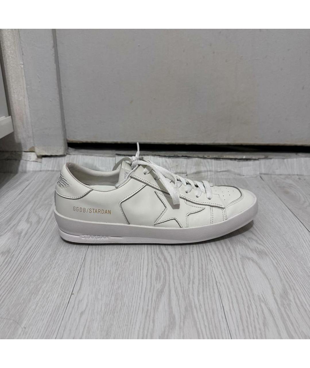 GOLDEN GOOSE DELUXE BRAND Белые кожаные кеды, фото 9