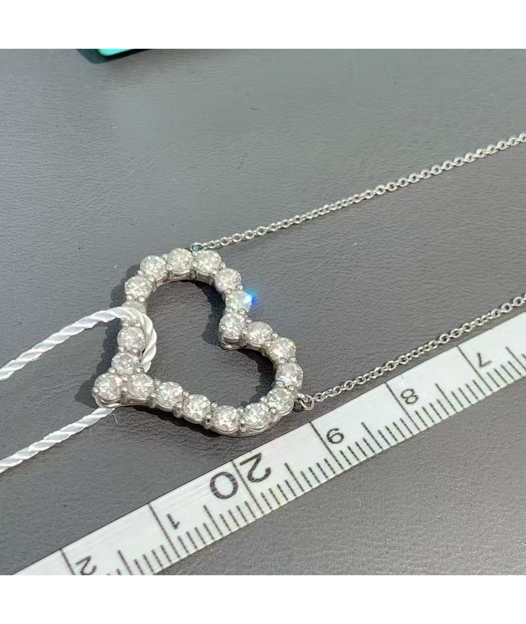 TIFFANY&CO Серебряное колье из белого золота, фото 8