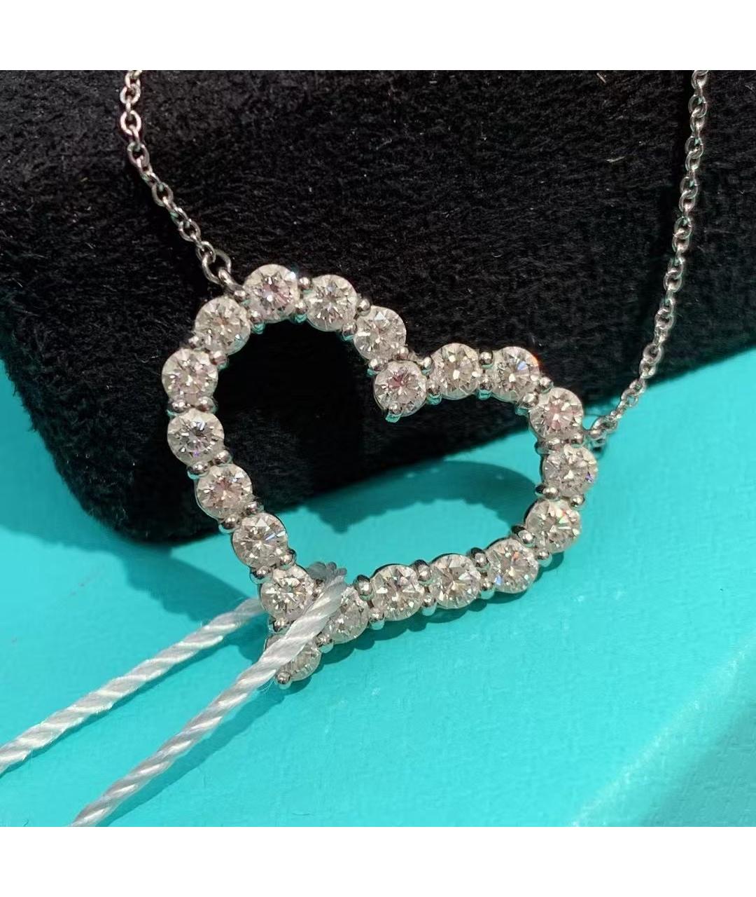 TIFFANY&CO Серебряное колье из белого золота, фото 7