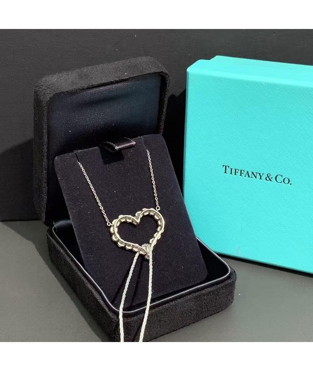 TIFFANY&CO Серебряное колье из белого золота, фото 5