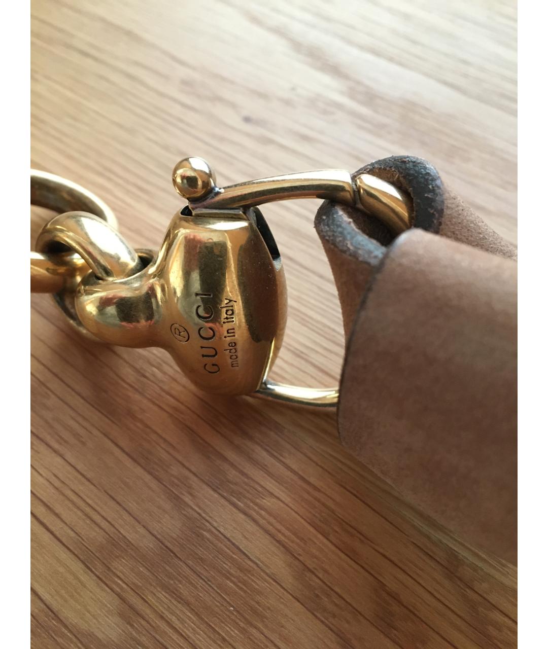 GUCCI Коричневый замшевый ремень, фото 3