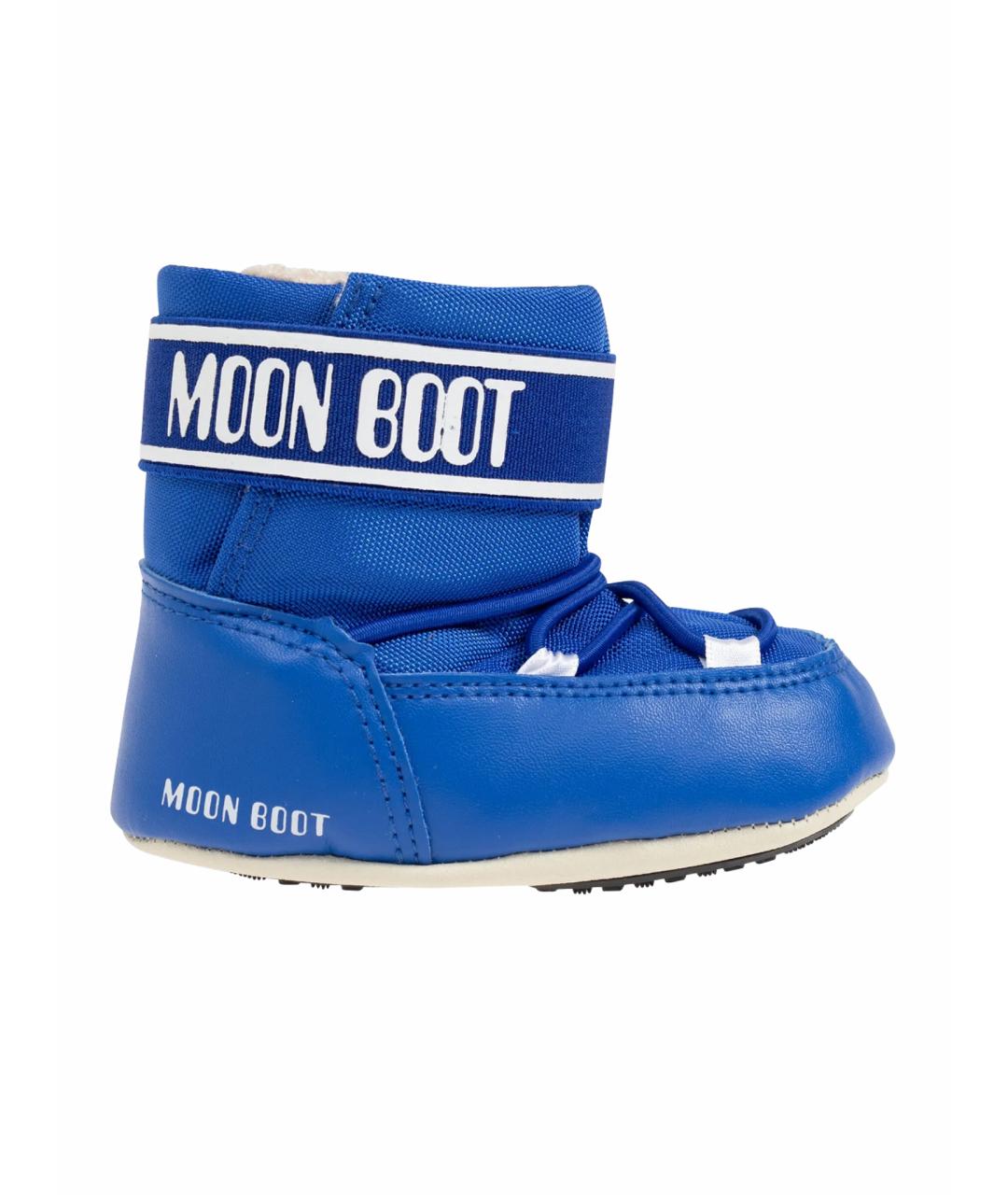 MOON BOOT KIDS Синие ботинки, фото 1