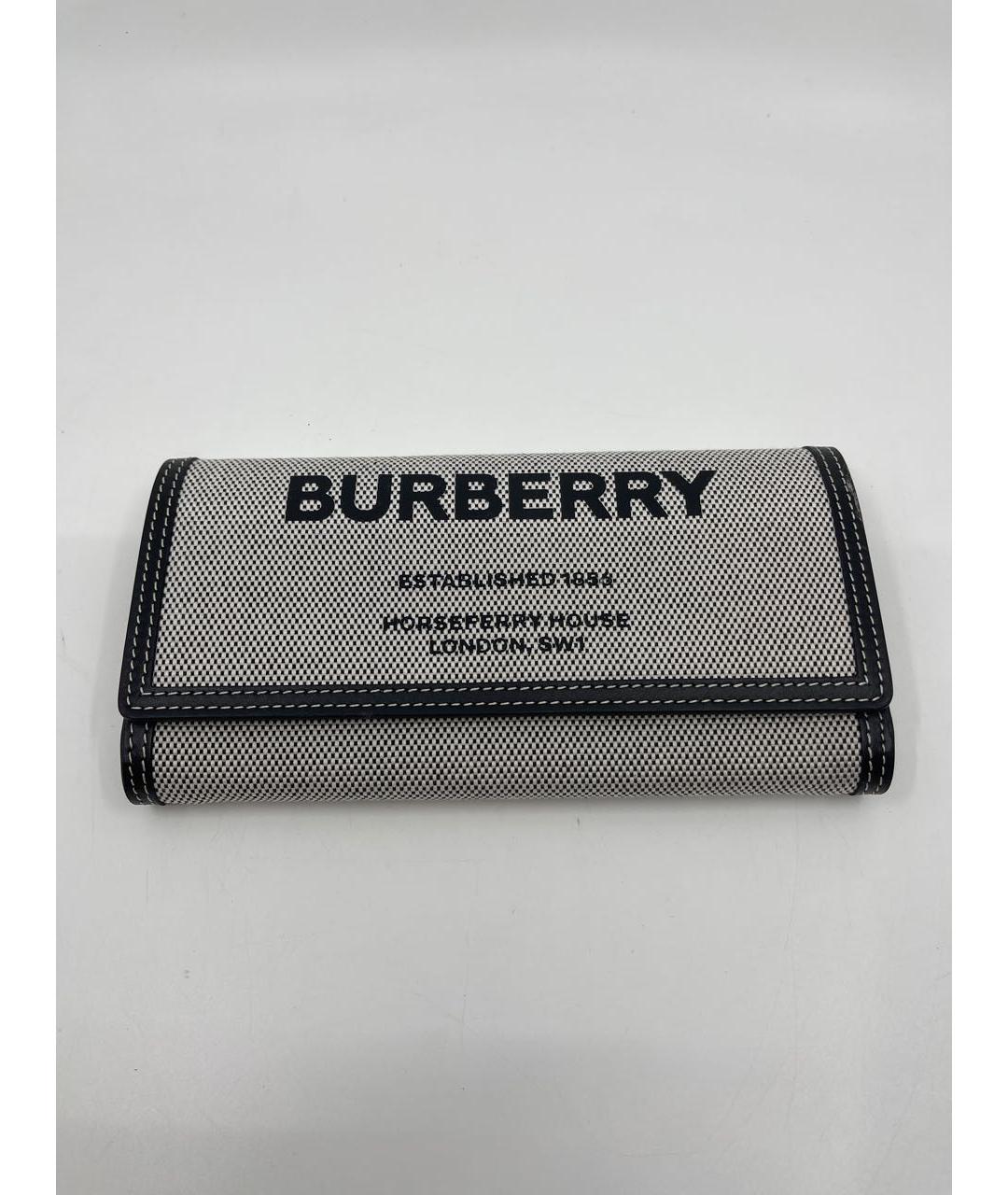 BURBERRY Серый кошелек, фото 6