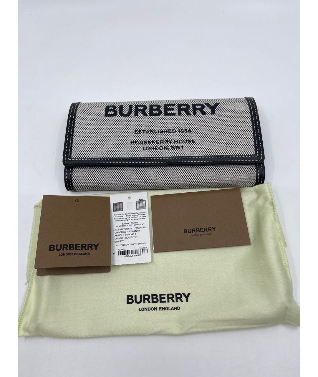 BURBERRY Серый кошелек, фото 5