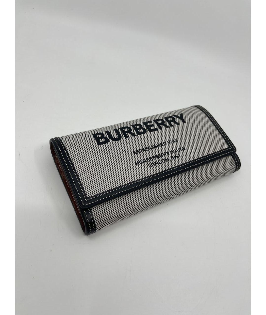 BURBERRY Серый кошелек, фото 2