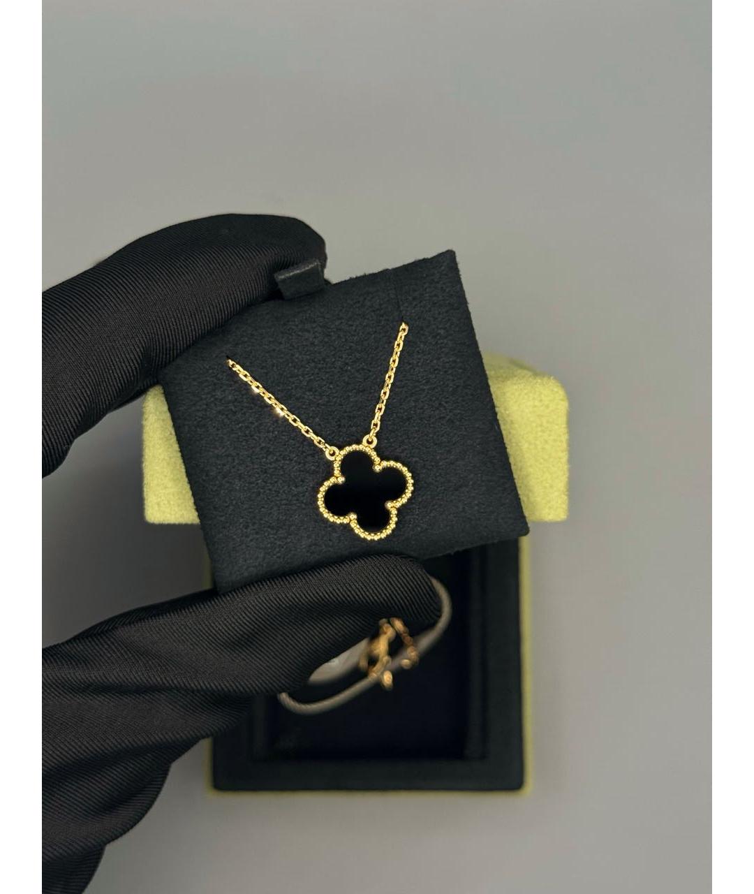 VAN CLEEF & ARPELS Черное колье из желтого золота, фото 7