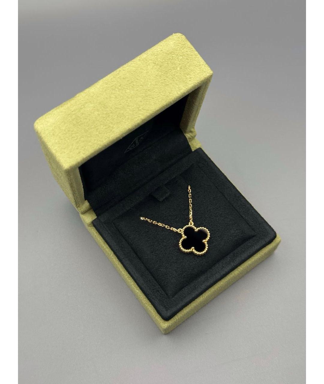 VAN CLEEF & ARPELS Черное колье из желтого золота, фото 2