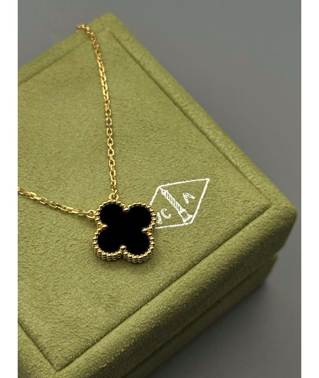 VAN CLEEF & ARPELS Черное колье из желтого золота, фото 4