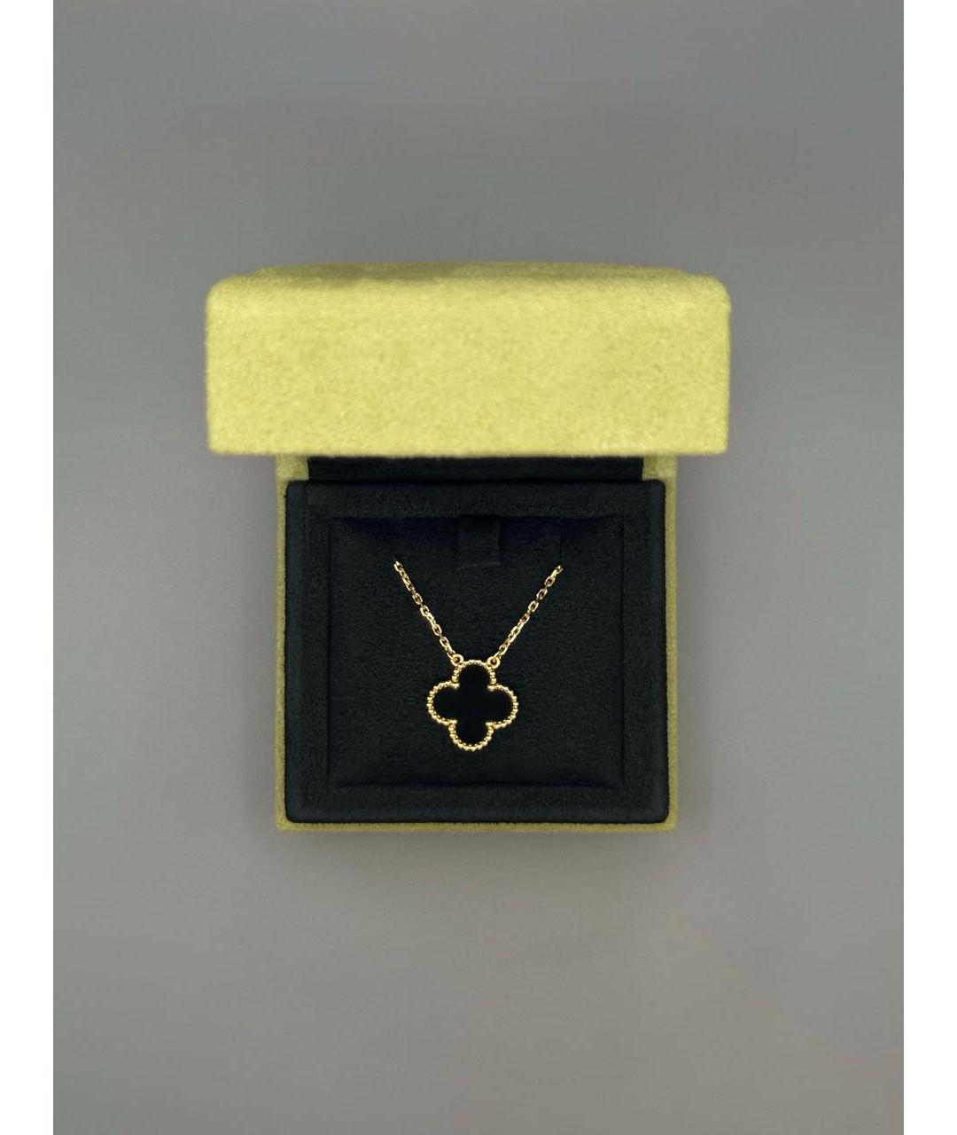 VAN CLEEF & ARPELS Черное колье из желтого золота, фото 3