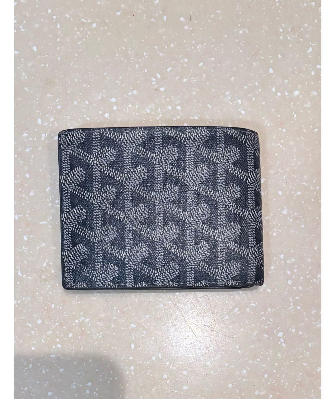 GOYARD Антрацитовый кошелек из искусственной кожи, фото 3