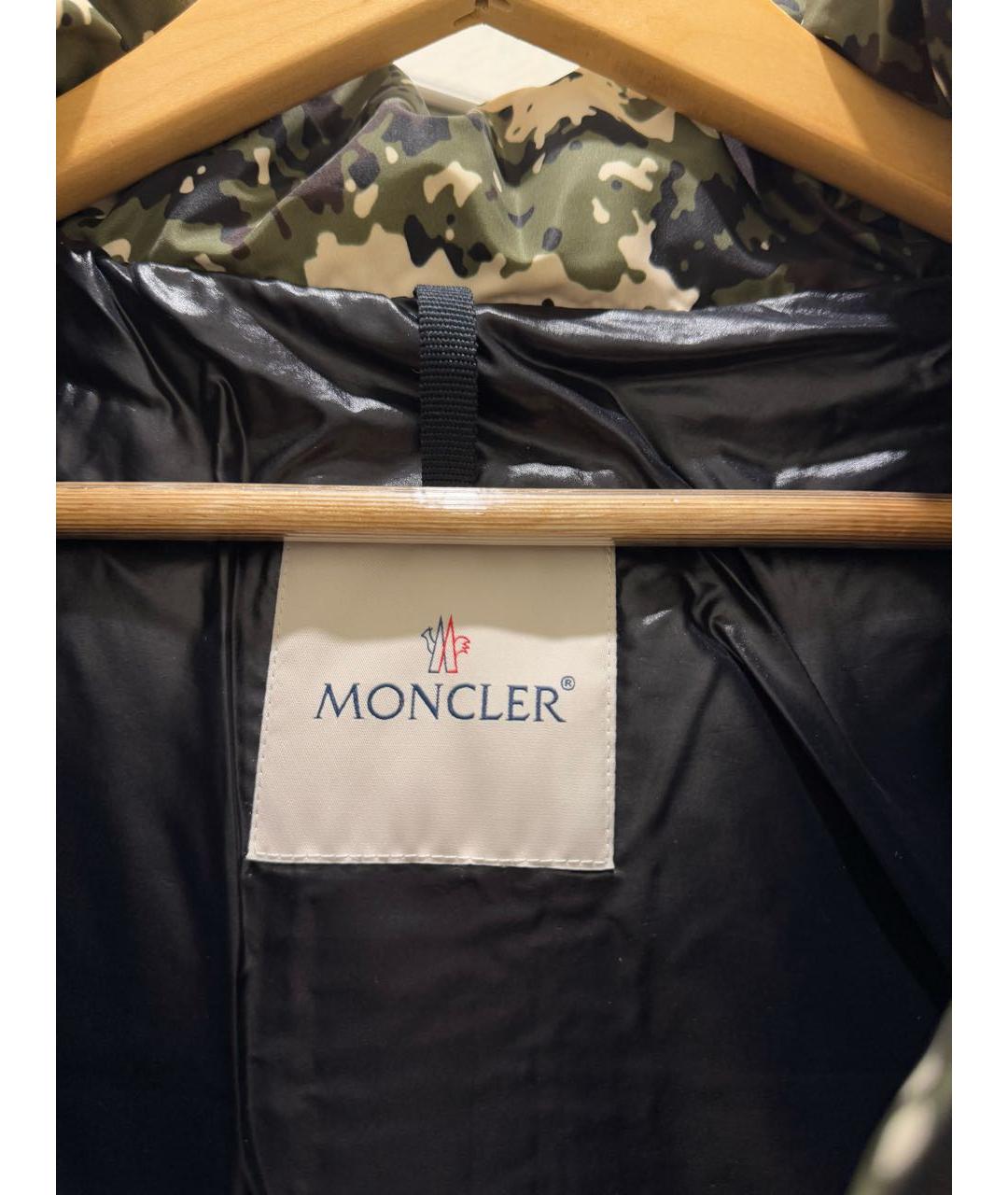 MONCLER Хаки куртка, фото 3