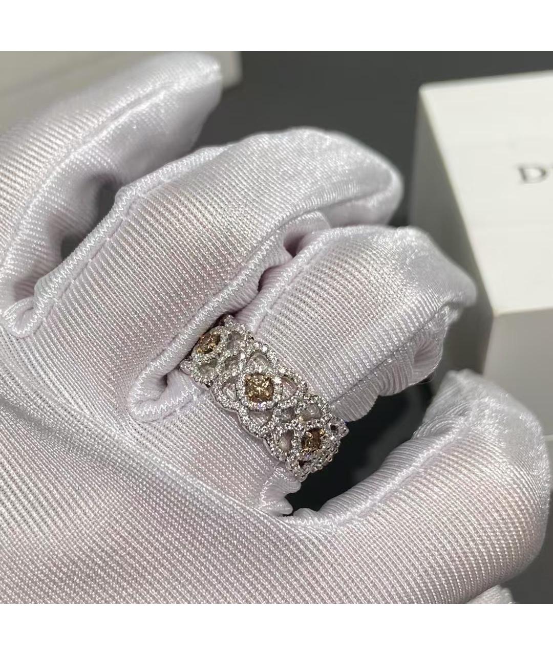 DE BEERS Серебряное кольцо из белого золота, фото 4