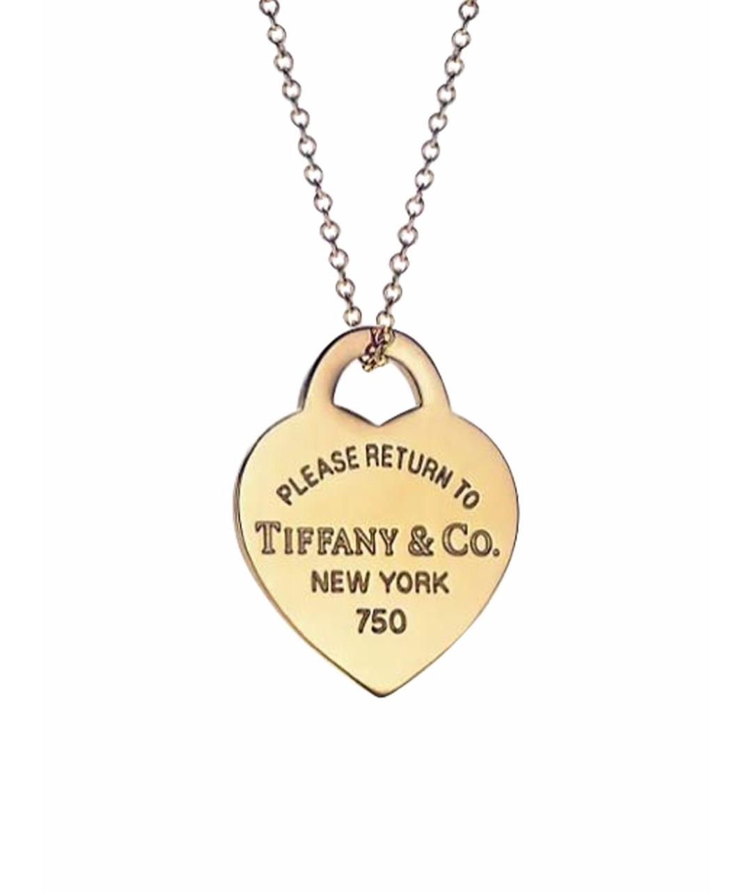 TIFFANY&CO Желтая подвеска из желтого золота, фото 1