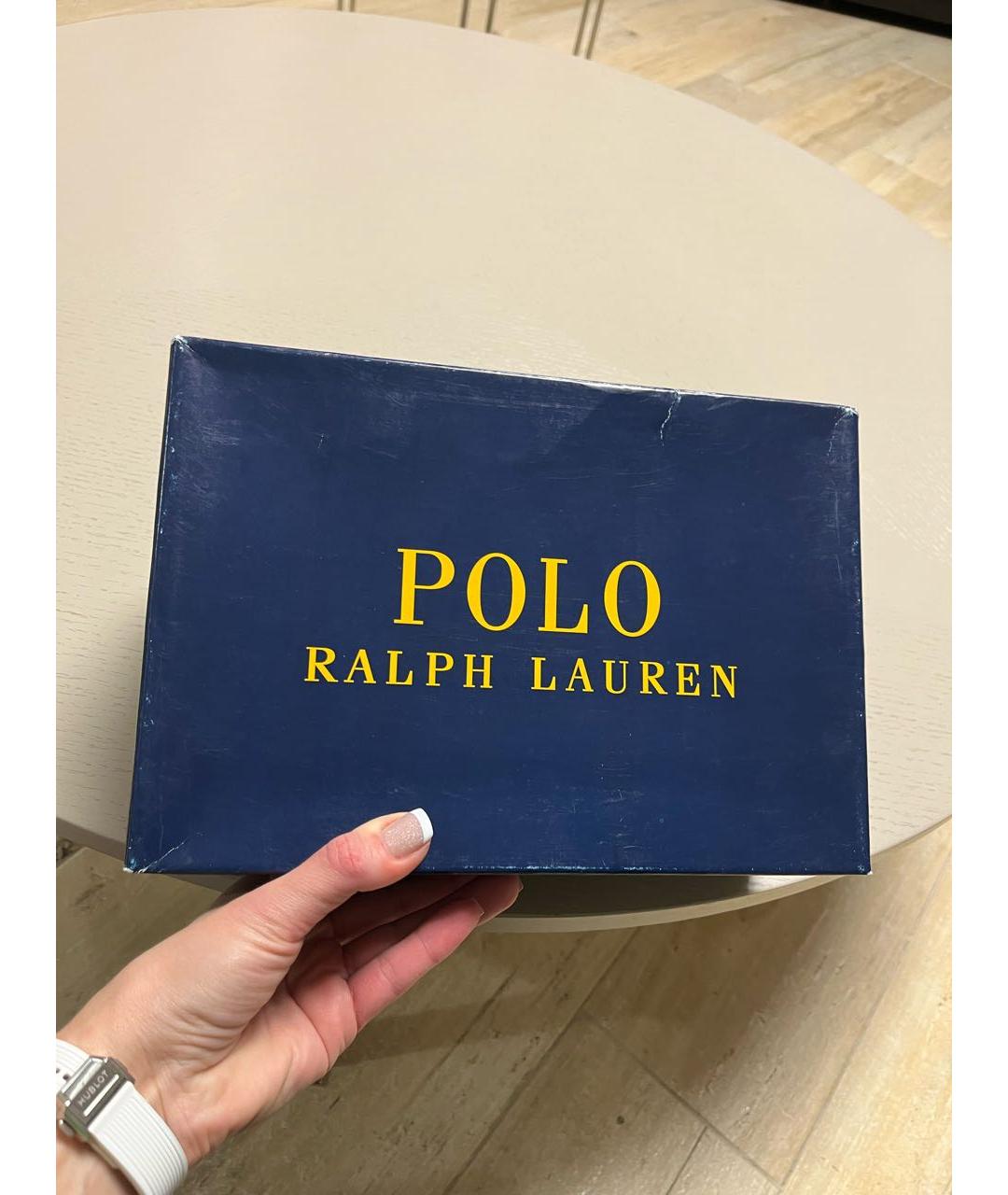 POLO RALPH LAUREN Темно-синие кеды, фото 8