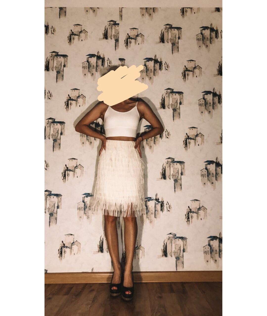 GRAVITEIGHT Полиэстеровая юбка миди, фото 2