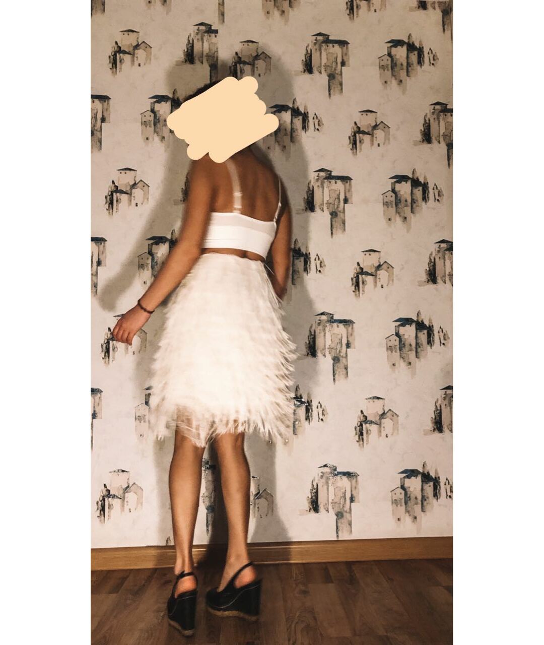 GRAVITEIGHT Полиэстеровая юбка миди, фото 3