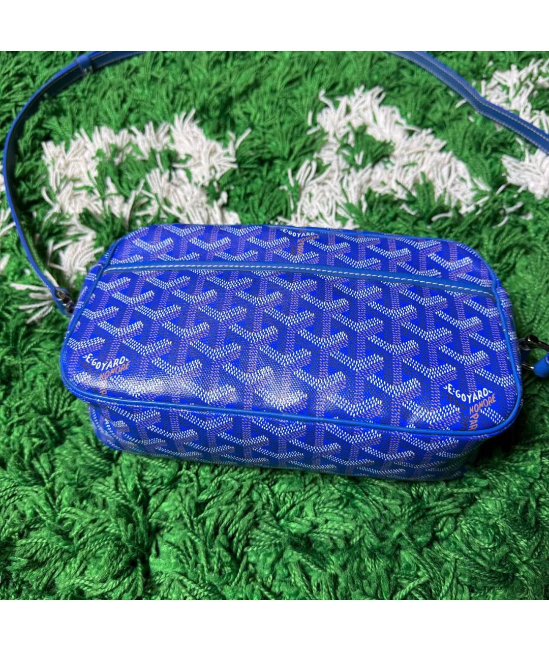 GOYARD Синяя сумка на плечо, фото 3