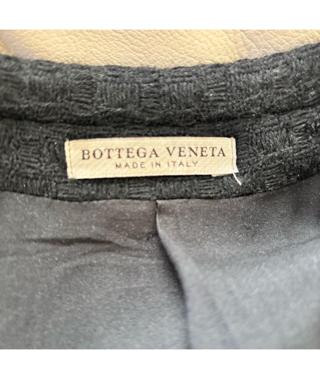 BOTTEGA VENETA Черный шерстяной жакет/пиджак, фото 4
