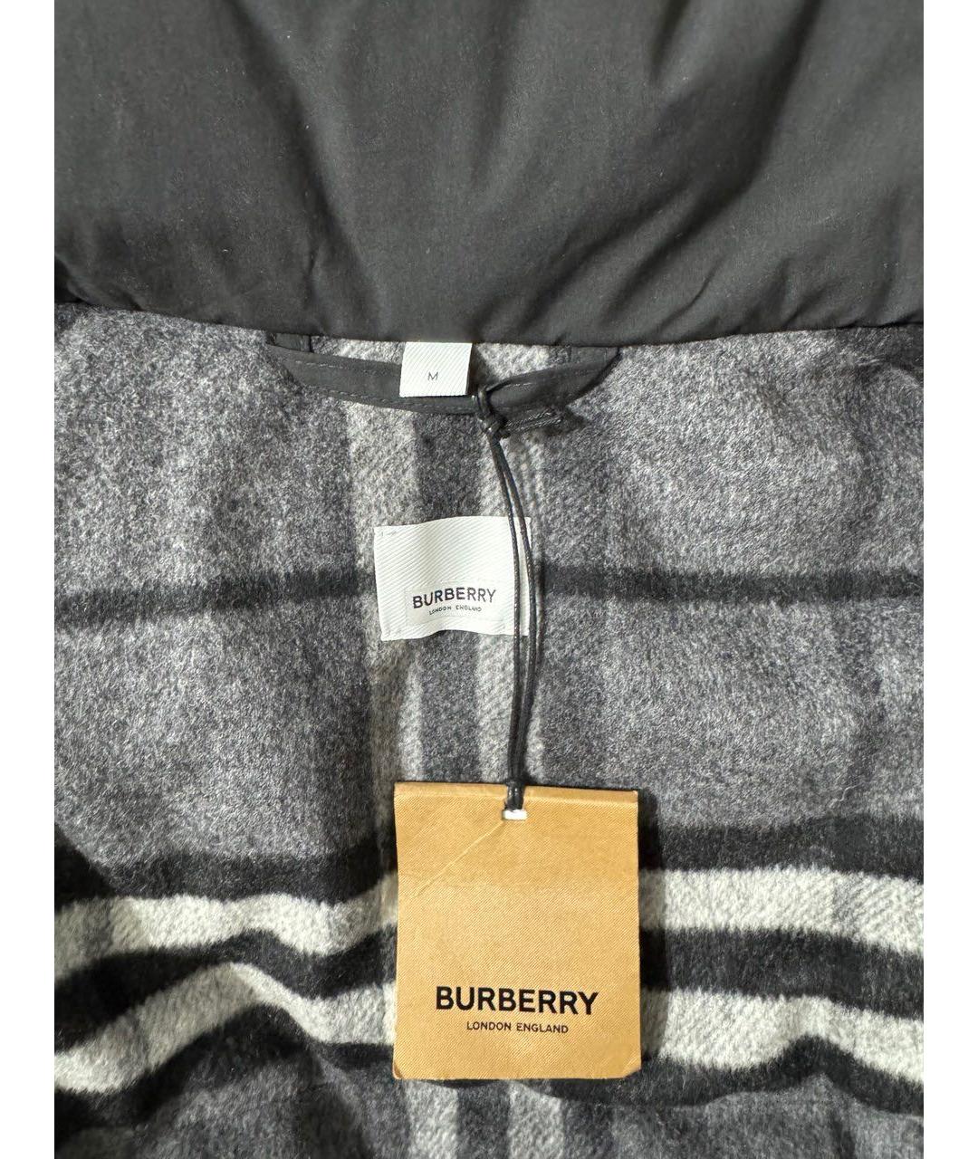 BURBERRY Черный пуховик, фото 5