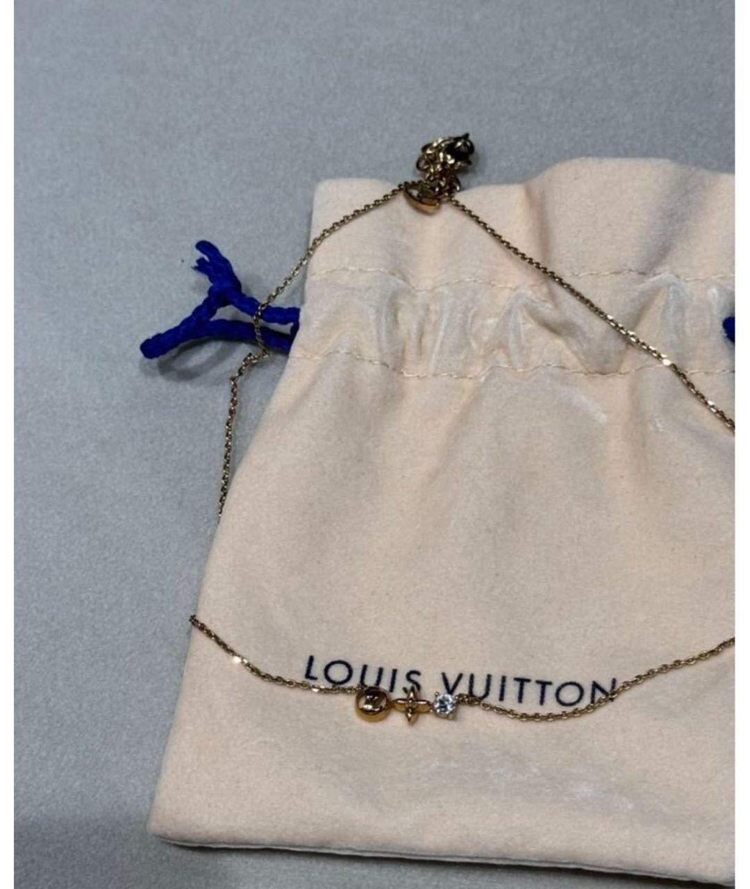 LOUIS VUITTON Золотая металлическая цепочка, фото 5