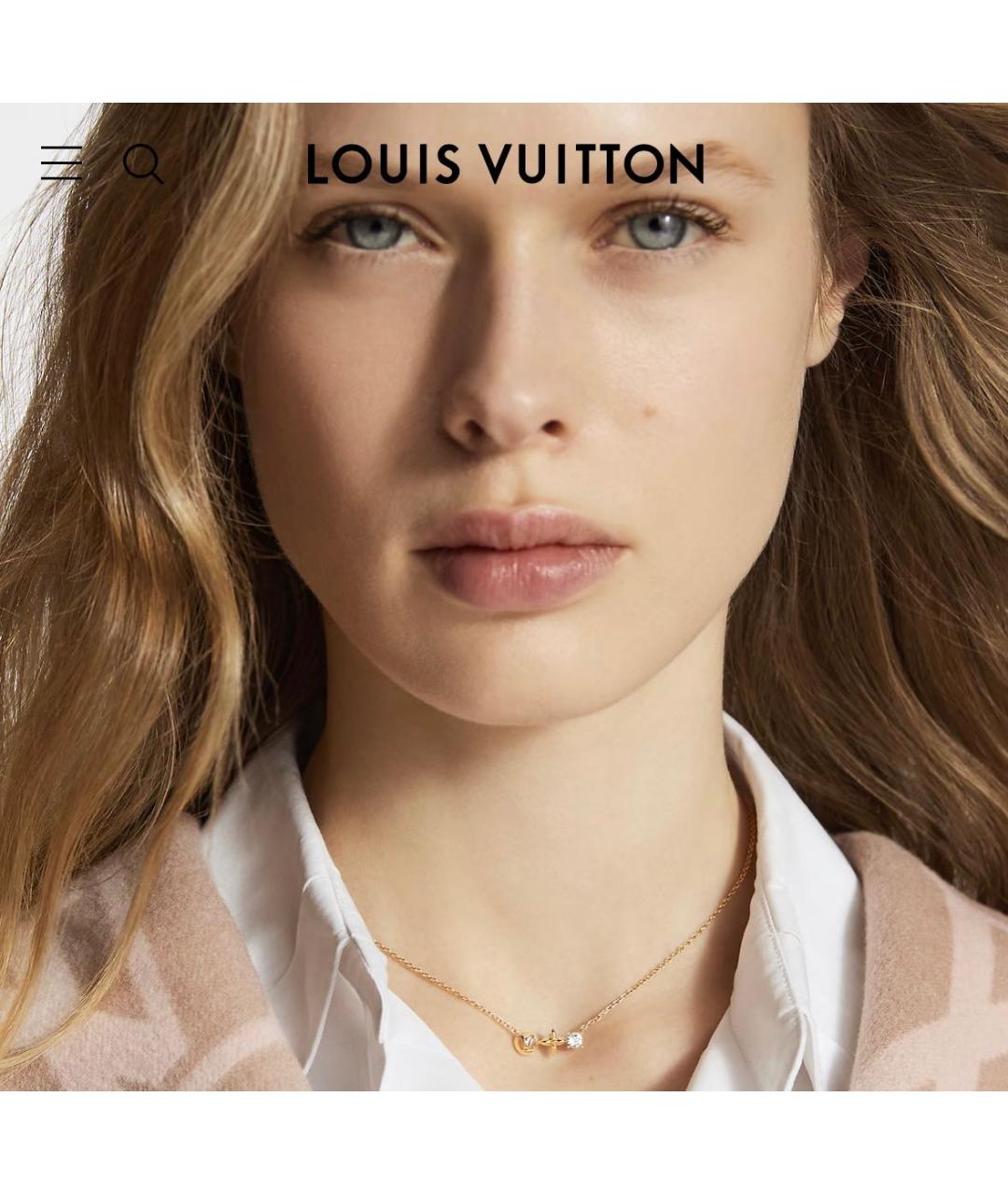 LOUIS VUITTON Золотая металлическая цепочка, фото 4