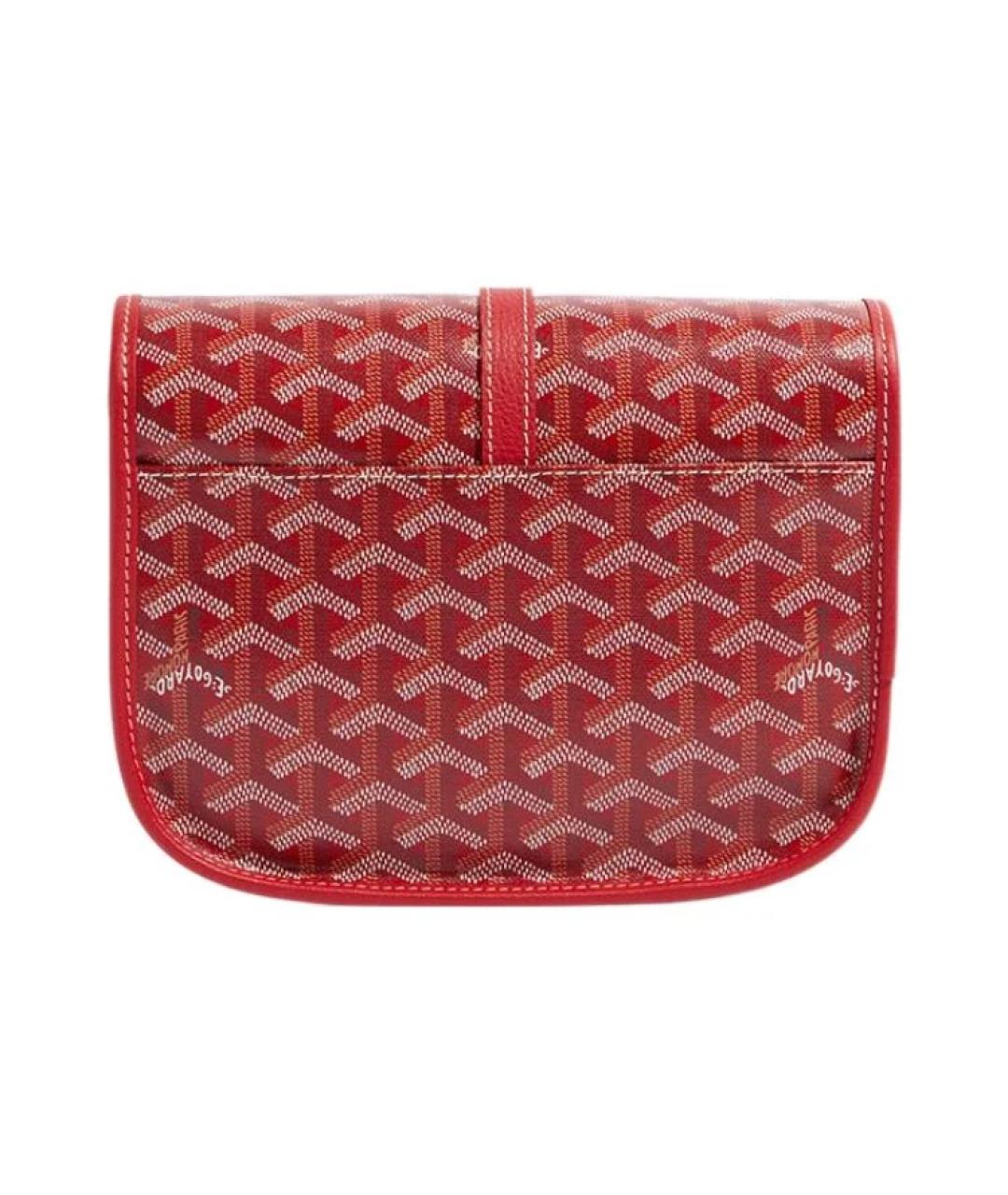 GOYARD Красная сумка через плечо, фото 3