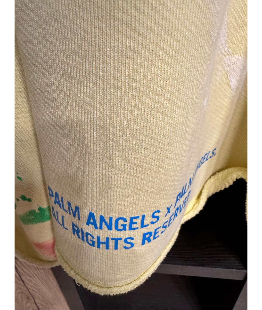 PALM ANGELS Желтый хлопковый костюм с брюками, фото 3