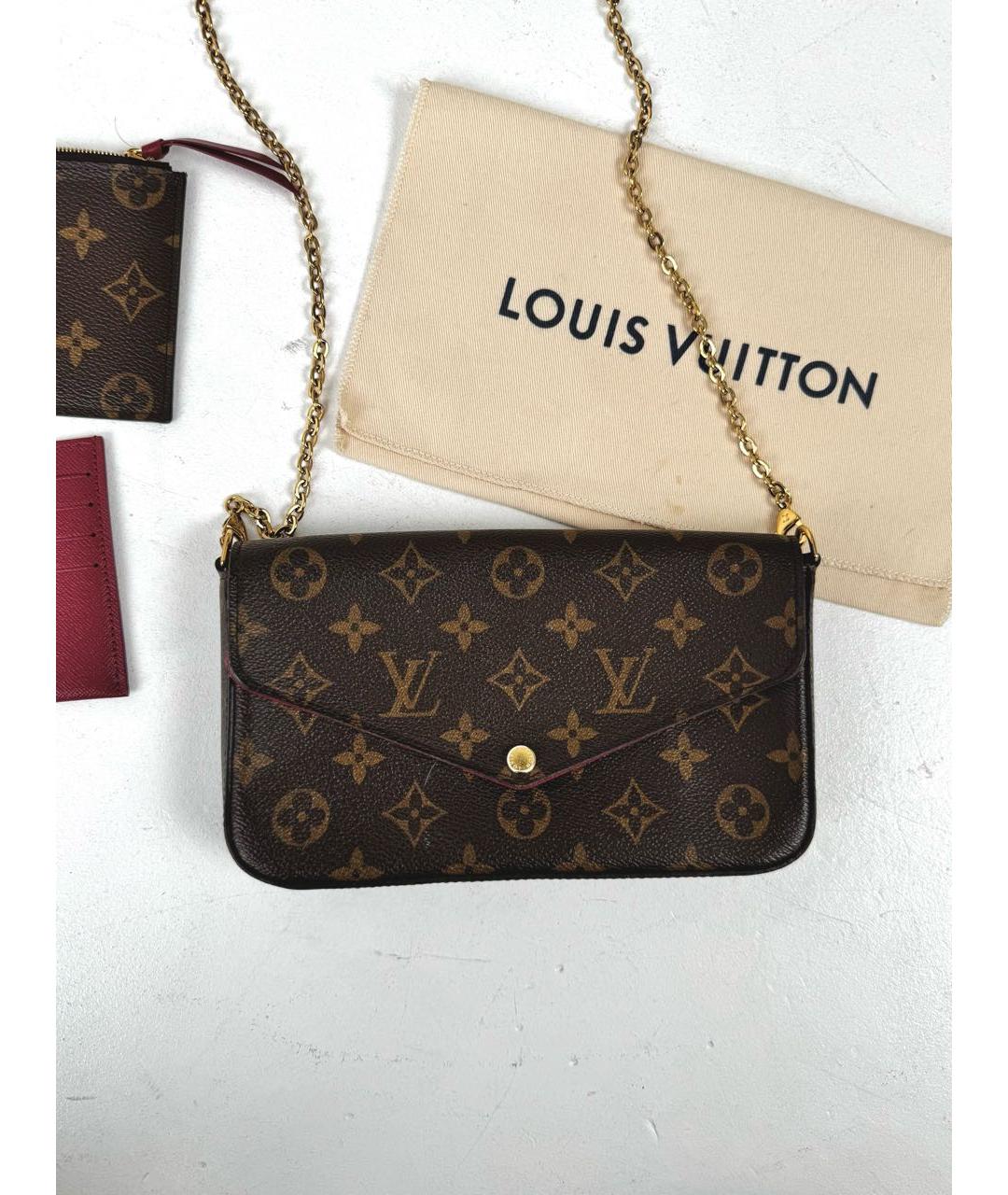 LOUIS VUITTON Коричневая сумка через плечо, фото 9