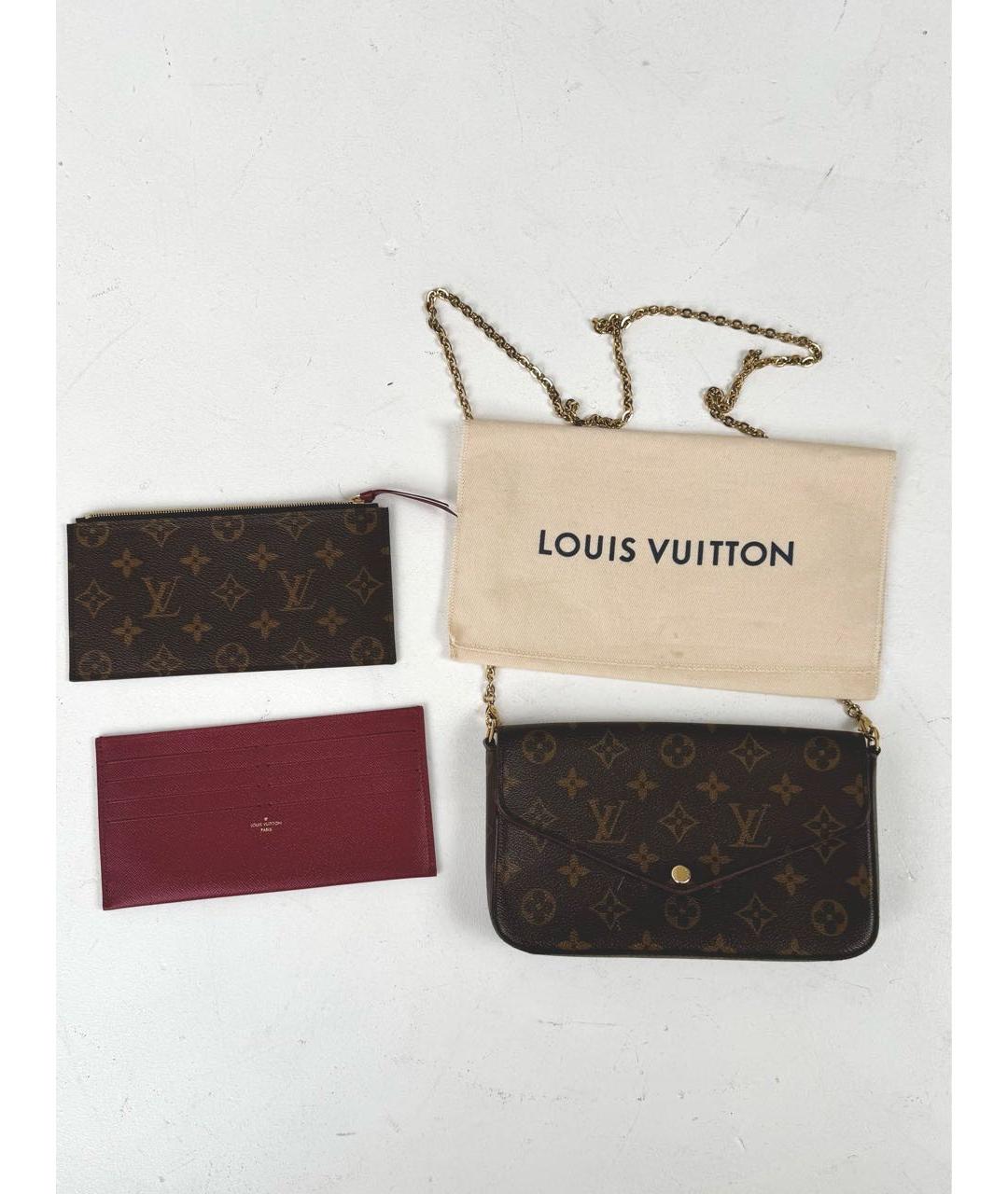 LOUIS VUITTON Коричневая сумка через плечо, фото 8