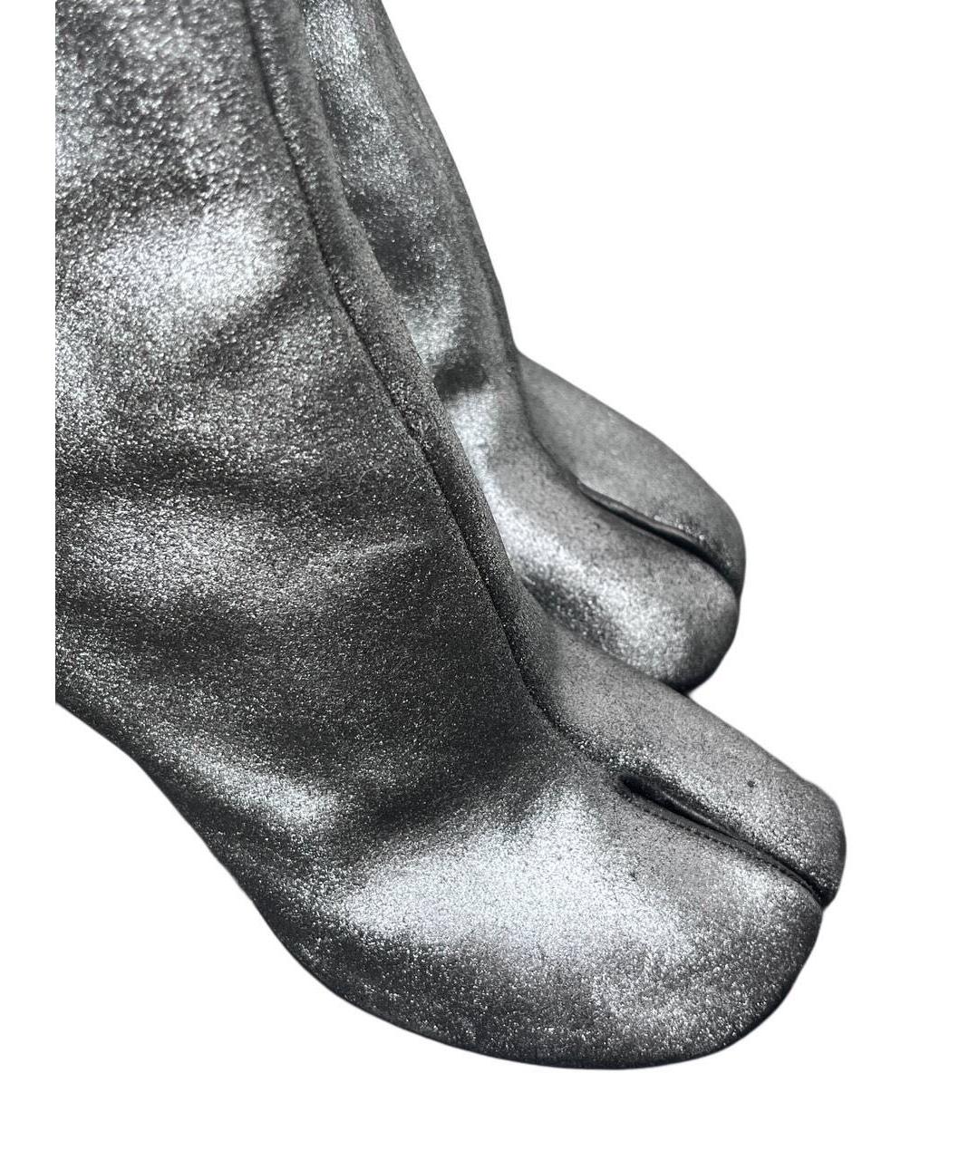 MAISON MARGIELA Антрацитовые ботильоны, фото 7