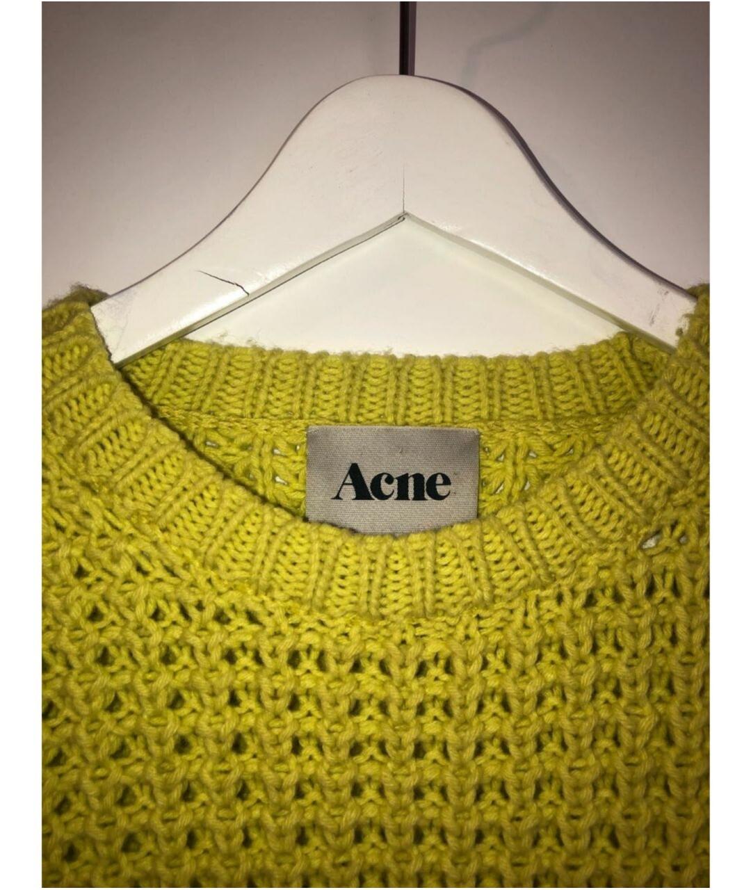 ACNE STUDIOS Желтый джемпер / свитер, фото 3