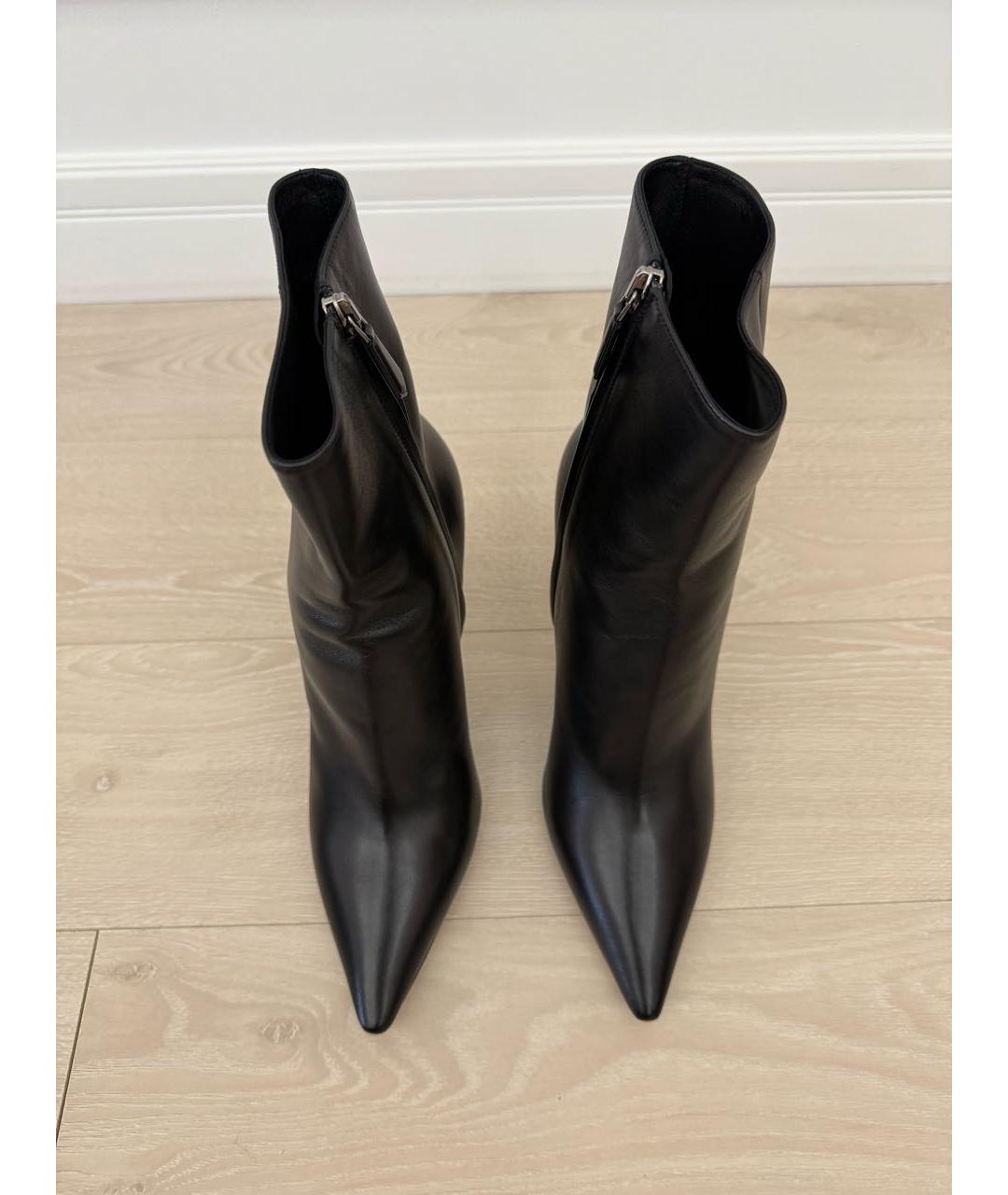 PRADA Черные кожаные ботильоны, фото 2