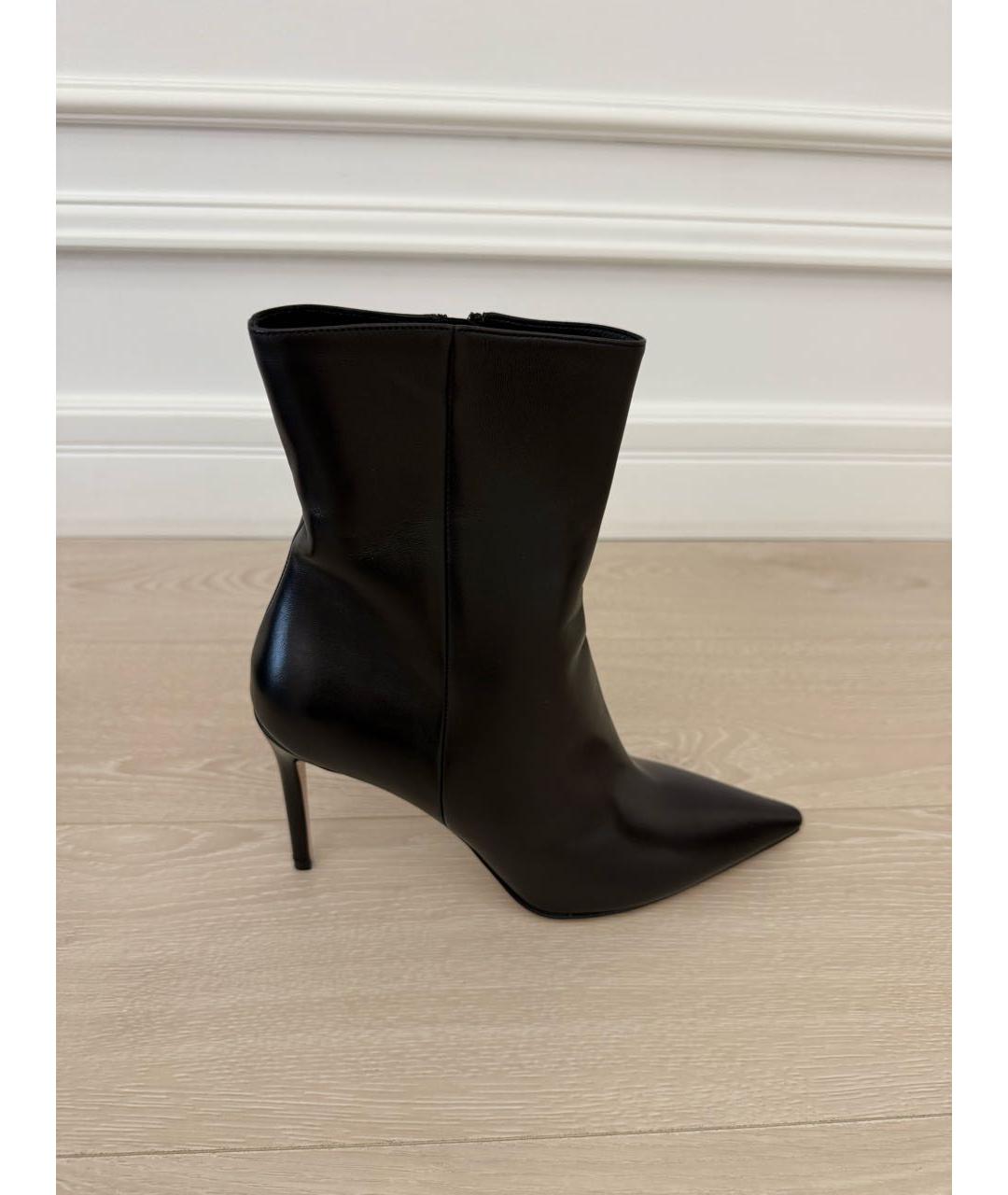 PRADA Черные кожаные ботильоны, фото 9