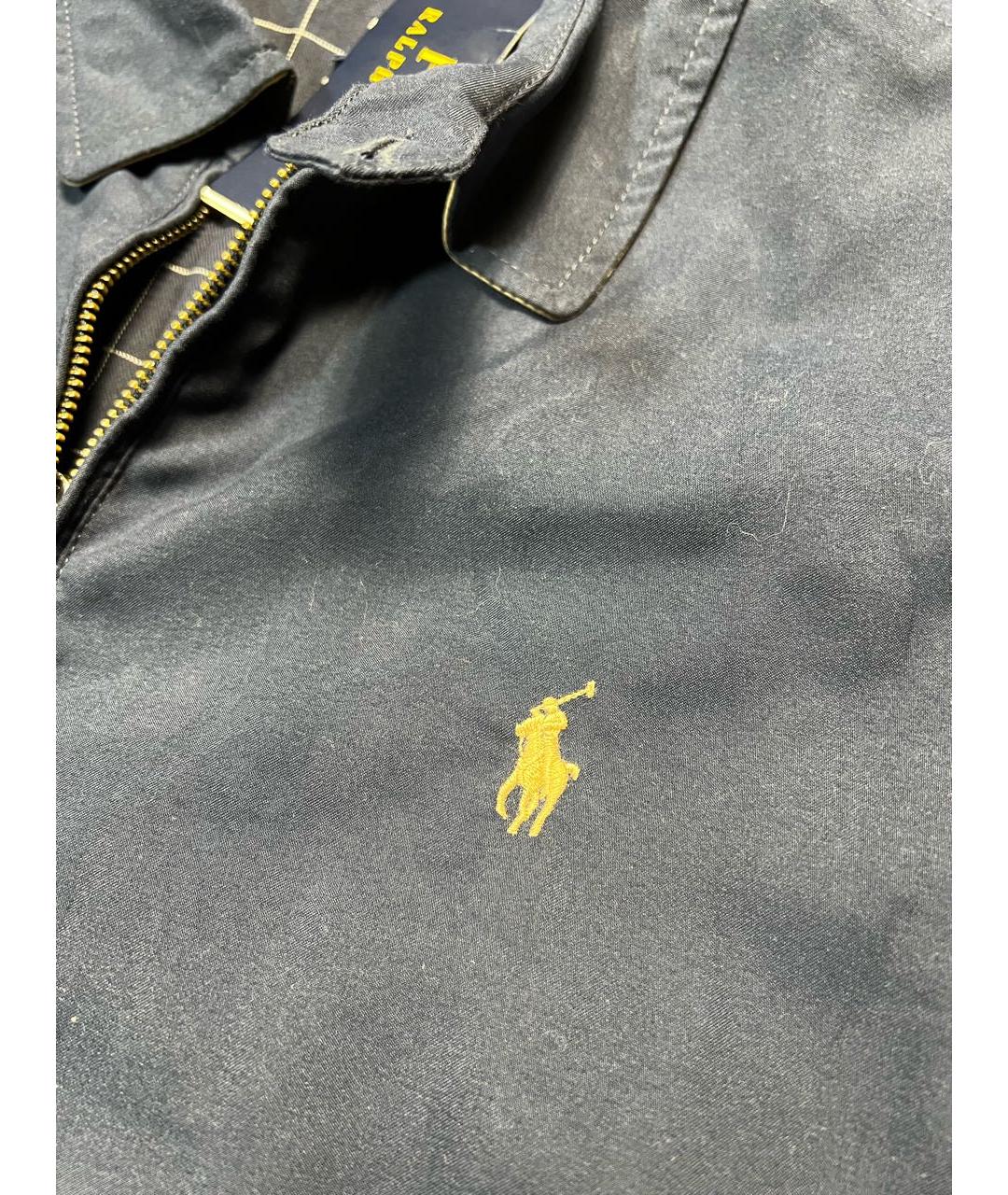 POLO RALPH LAUREN Синяя хлопковая куртка, фото 3