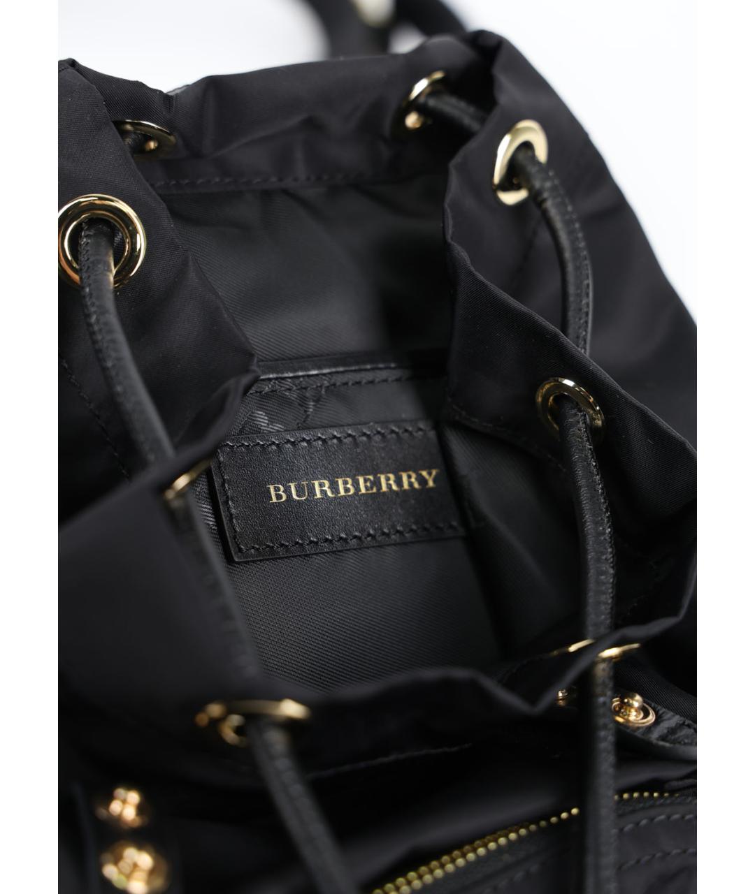 BURBERRY Черный тканевый рюкзак, фото 4