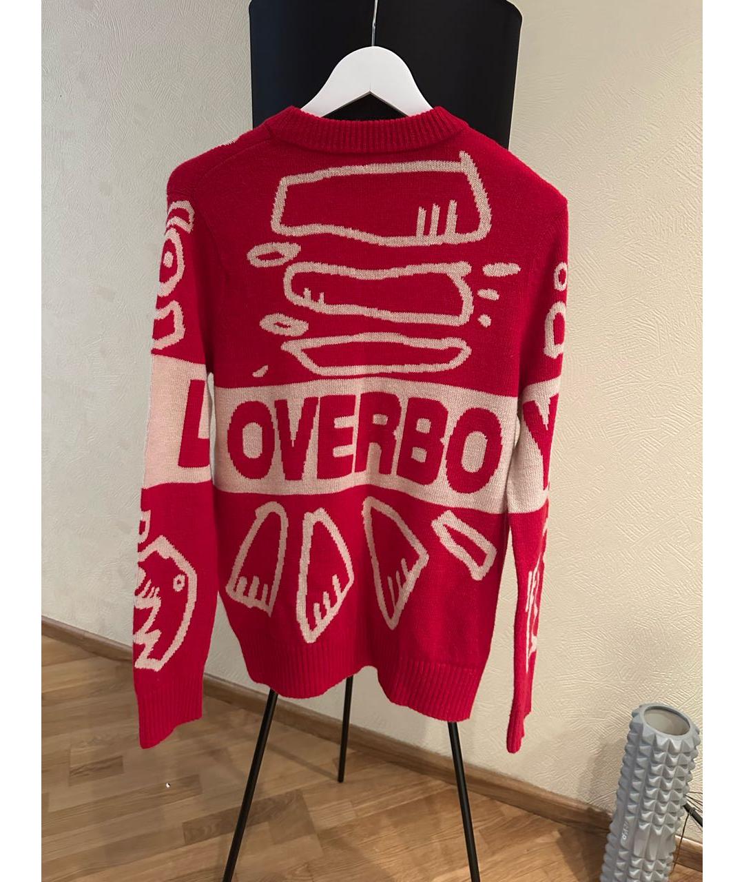 CHARLES JEFFREY LOVERBOY Красный шерстяной джемпер / свитер, фото 2