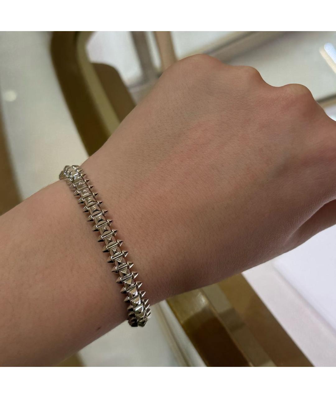 CARTIER Серебрянный браслет из белого золота, фото 4