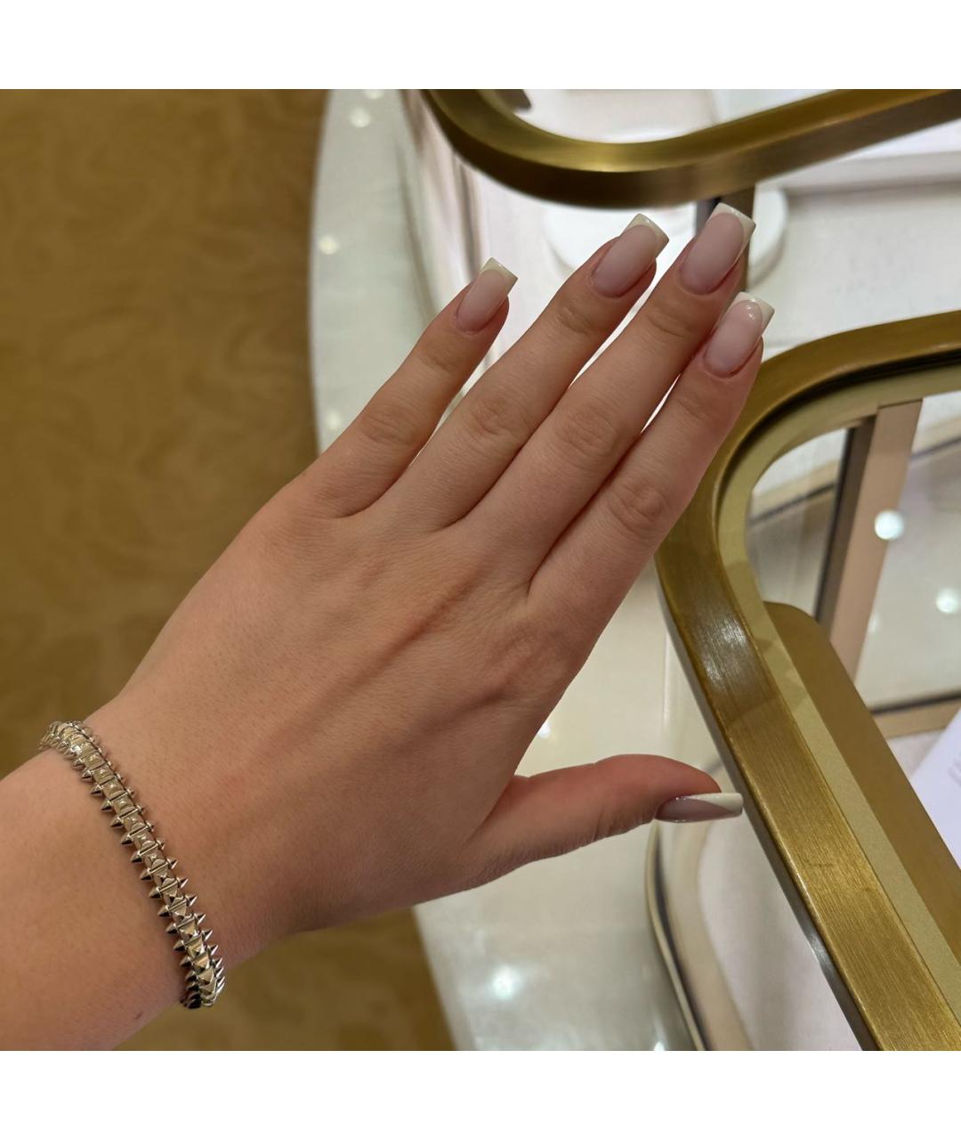 CARTIER Серебрянный браслет из белого золота, фото 3