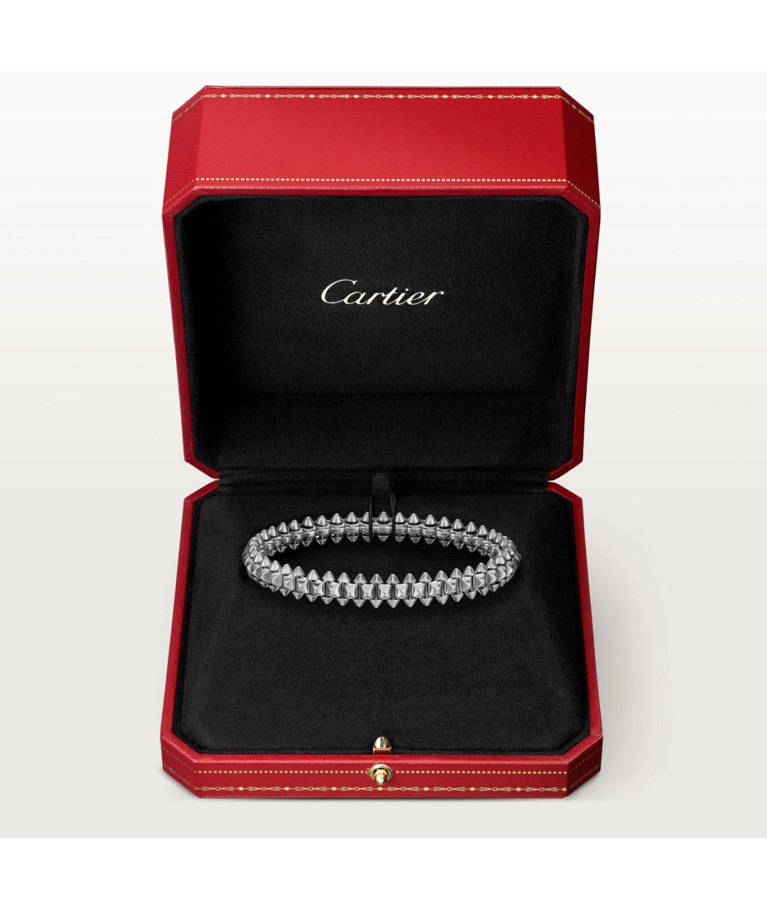 CARTIER Серебрянный браслет из белого золота, фото 2