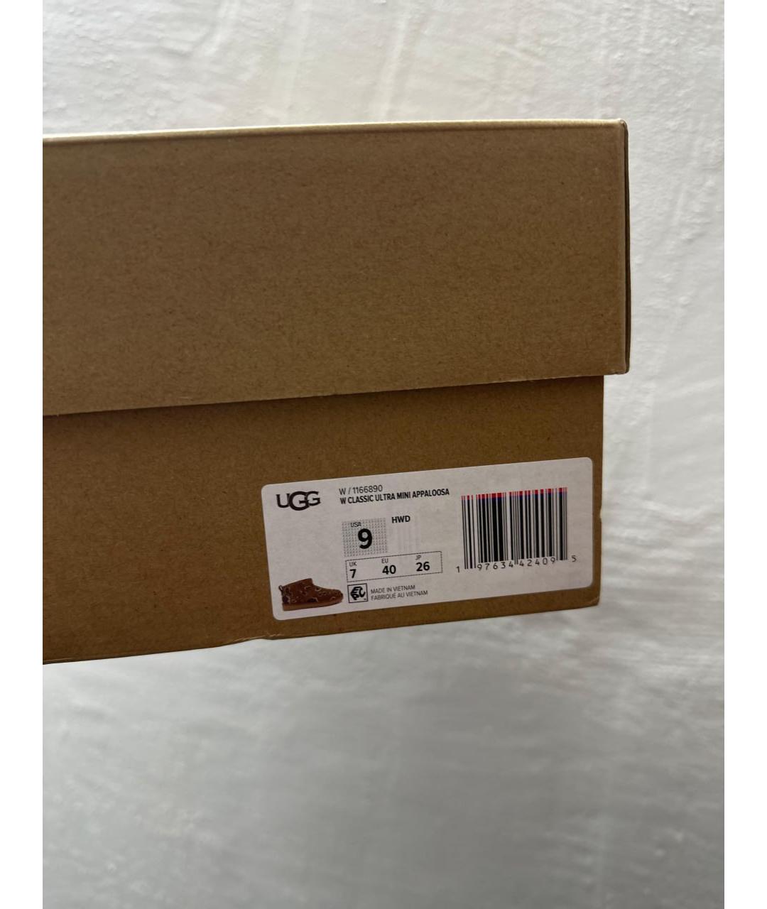 UGG AUSTRALIA Коричневые ботинки, фото 7