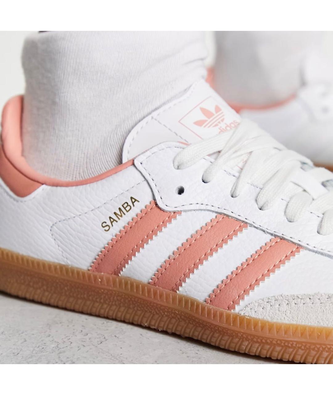 ADIDAS Белые кожаные кеды, фото 3