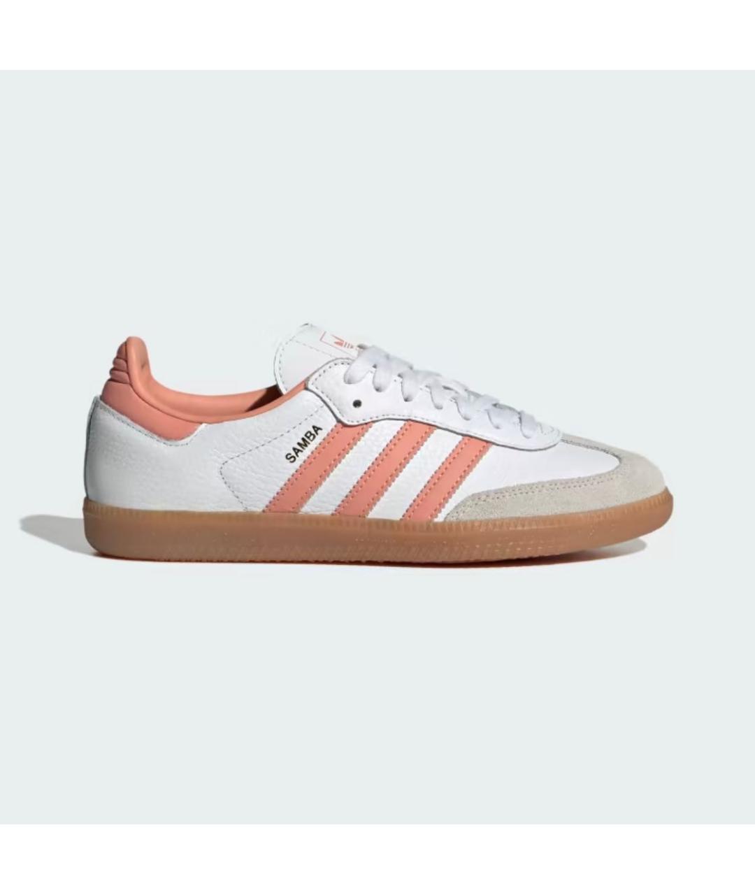 ADIDAS Белые кожаные кеды, фото 4